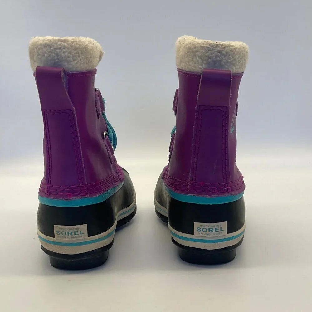 Sorel Yoot Pac Youth Waterproof Leather Winter Snow Boots – Size 12
